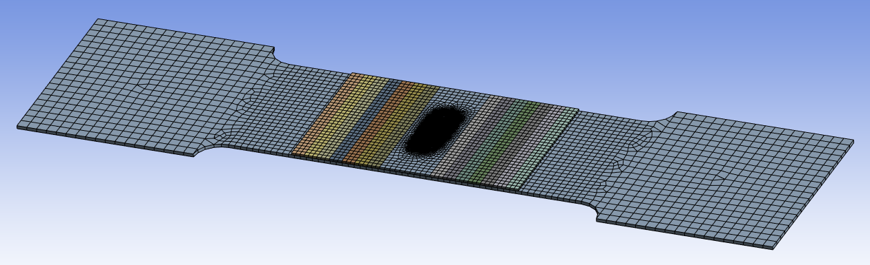CFRP Flat Patch Mesh